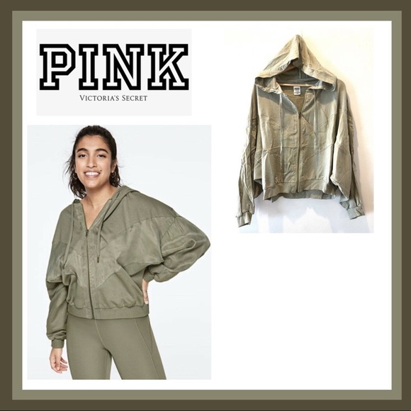 PINK Victoria's Secret Jackets & Blazers - Victoria’s Secret PINK Lightweight Cropped Jacket